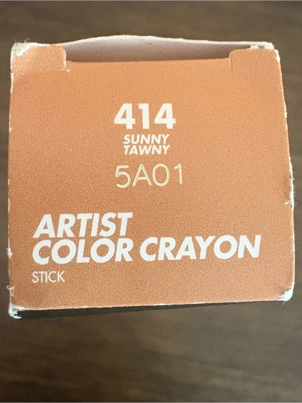 Make Up For Ever Artist Color Crayon Stick 414 Sunny Tawny New Open Box